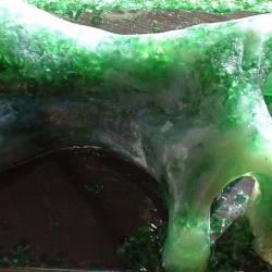 Spirit of the water. Resin and recycled glass. Number 1 in an edition of 2. <a href="https://fiknox.com//contact/" target="_self">Available</a>.