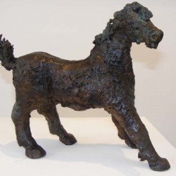 Highland mare with attitude. Original. <a href="https://fiknox.com//contact/" target="_self">Available</a>.