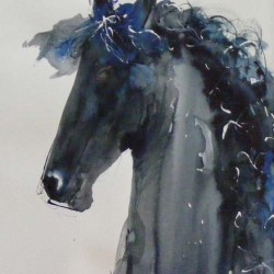 Warhorse 1. Consigned to <a href="http://www.miltonart.com/" target="_blank">Milton Art Gallery, Crathes</a>.